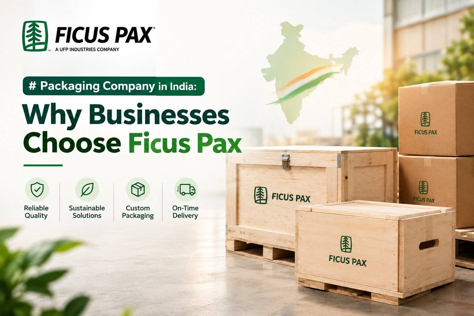 • Packaging company in India Ficus Pax facility